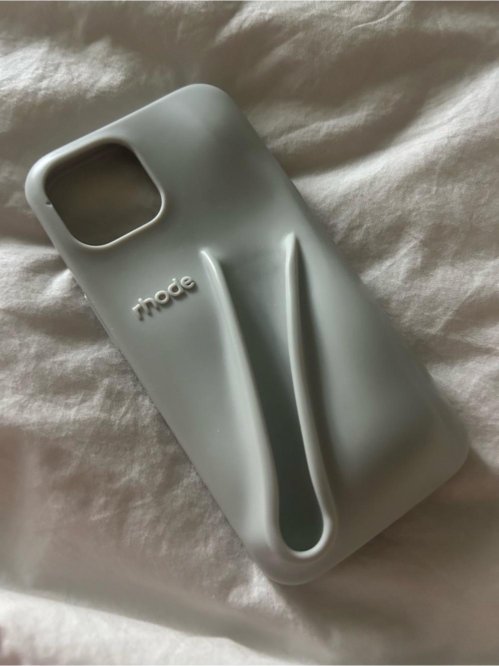 RHODE Grey Silicone Grip IPhone 14 Lip case